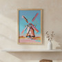 Vibrant Windmill Canvas - Modern Farmhouse Bedroom Charm Vibrant Windmill Canvas - Modern Farmhouse Bedroom Charm