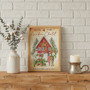 Vintage Christmas Reindeer Canvas - Cozy Chalet Holiday Charm