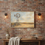 Cozy Vintage Windmill Canvas - Rustic Farmhouse Landscape Art For Country Home