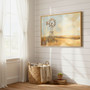 Cozy Vintage Windmill Canvas - Rustic Farmhouse Landscape Art For Country Home