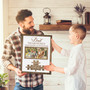 Custom Puzzle Photo Canvas - Heartfelt Step Dad Gift from Kids