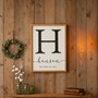 Personalized Family Name Canvas - Custom Monogram Wall Art