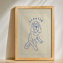 Unique Ugly Dog Wall Art Canvas For Pet Lovers - Personalized Pet Caricature Gift