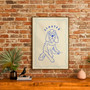 Unique Ugly Dog Wall Art Canvas For Pet Lovers - Personalized Pet Caricature Gift