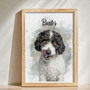 Heartfelt Custom Dog Wall Art Canvas - Pet Memorial Gift For Dog Lovers