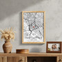 Map Your Love - Custom Canvas Art for Couple's New Home Gift