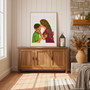 Custom Mother & Son Bond Canvas - Heartfelt Bedroom Decor Gift