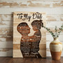 Heartfelt Memorial Canvas for Dad - Personalized Remembrance Gift