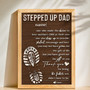 Heartfelt Personalized Canvas Gift for Your Bonus Step Dad