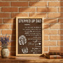 Heartfelt Personalized Canvas Gift for Your Bonus Step Dad