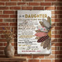 Heartfelt Sunflower Canvas Art - Mother Daughter Bond Gift
