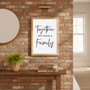Touching Family Quotes Canvas - Inspirational Living Room Decor