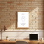 Father And Son Line Art Custom Canvas Gift For Hero Dad