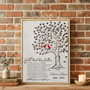 Cardinal Tree Canvas - Custom Memorial Art for Mom & Dad Loss