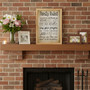 Personalized Vintage Family Rules Canvas Art for Living Room