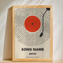 Your Song, Forever - Custom Lyrics Anniversary Gift Canvas