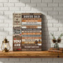 Heartfelt Appreciation Canvas for Stepdads - Personalized Gift
