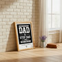Heartfelt Canvas Tribute - Custom Father's Day Gift for Step Dads