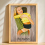 Heartfelt Mother Son Canvas Portrait – Custom Mother's Day Gift For Living Room