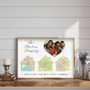 Distance Family Map Canvas - Heartfelt Photo Gift for Parents