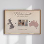 Heartfelt Distance Map Canvas - Keepsake for Long-Distance Love