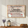 Heartfelt Family Love Across Miles - Christmas Canvas Gift Heartfelt Family Love Across Miles - Christmas Canvas Gift