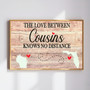 Heartfelt Family Love Across Miles - Christmas Canvas Gift Heartfelt Family Love Across Miles - Christmas Canvas Gift