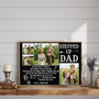 Heartfelt Personalized Canvas - Step Dad Photo Gift from Kids