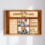 Personalized Photo Canvas - Heartfelt Christmas Gift for Step Dad