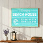 Coastal Family Canvas - Personalized Ocean Wave Home Keepsake