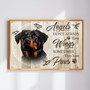 Personalized Dog Memorial Canvas - "Angels Have Wings" Tribute