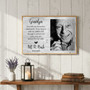 Personalized Grandpa Remembrance Canvas - Thoughtful Memorial Art