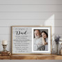 Personalized Memorial Canvas For Dad Sympathy Gifts