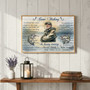 Rustic Fishing Canvas - Dad's Remembrance & Sympathy Gift Rustic Fishing Canvas - Dad's Remembrance & Sympathy Gift