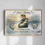 Rustic Fishing Canvas - Dad's Remembrance & Sympathy Gift Rustic Fishing Canvas - Dad's Remembrance & Sympathy Gift