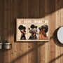 Afro Mother Daughter Love Canvas - Personalized Mother's Day Art