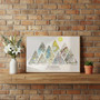 Mountain Milestones Canvas - Custom Wedding & Anniversary Art