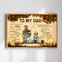 Fishing Trip Bond - Personalized Dad & Daughter Photo Canvas Keepsake