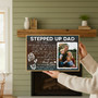 Personalized Photo Collage Canvas for the Best Bonus Dad