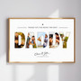 Custom Photo Collage Canvas - Dad's Special Birthday Keepsake
