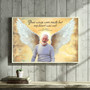 Sympathy Gifts Canvas In Memory Of Dad Guardian Angel Portrait