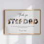 Father's Day Canvas - Custom Photo Keepsake from Kids for Stepdads