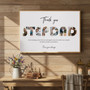 Father's Day Canvas - Custom Photo Keepsake from Kids for Stepdads