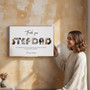 Father's Day Canvas - Custom Photo Keepsake from Kids for Stepdads