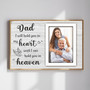 Thoughtful Memorial Canvas For Dad - In Memory Sympathy Gift For Bereavement