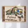 Personalized Fishing Photo Canvas - Heartfelt Dad & Husband Gift