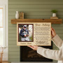 Dad's Fishing Memory Photo Canvas - Personalized Remembrance Gift