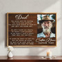 Heartfelt Memorial Canvas For Dad - Personalized Bereavement Gift