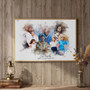 Memorial Family Portrait Canvas - In Loving Memory Gift for Parents