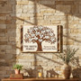 Personalized Family Name Tree - Reunion & Anniversary Canvas Gift